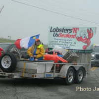 Remembering 2018 The Lobsters R us Float on the Parade of Floats during the Acadian festival